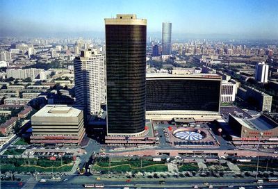 中國國際貿(mào)易中心 壯觀 獨立 摩天樓,鳥瞰北京圖片-首都風(fēng)光圖,首都風(fēng)光,鳥瞰北京,